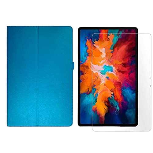 Lobwerk 2in1 Tablet Set für Lenovo Tab P11 2021 TB-J606F TB-J606X 11 Zoll mit Magnet Cover Auto Sleep/Wake Ruhemodus + Schutzfolie Hülle Smart Case Hartglas von Lobwerk