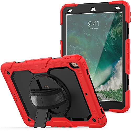 Lobwerk 4in1 Case für Apple iPad 10.2 2019/2020/2021 10.2 Hülle Stoßfest Schutz + Standfuß von Lobwerk