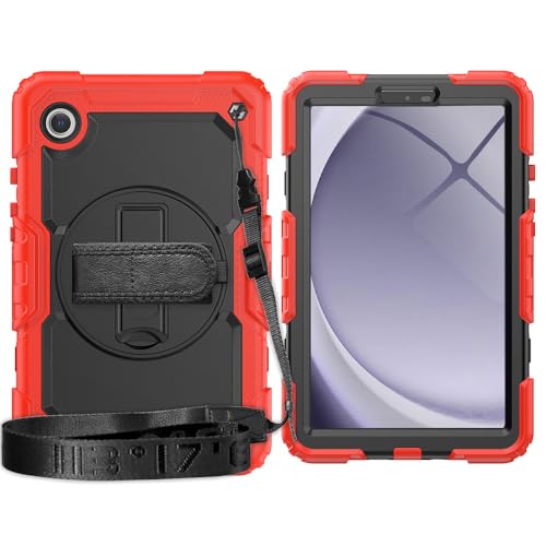 Lobwerk 4in1 Case für Samsung Galaxy Tab A9 2023 X110 X115 X117 8.7 Zoll Hülle Stoßfest Schutz + Standfuß von Lobwerk