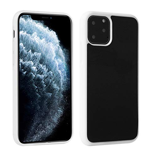 Lobwerk Anti Gravity Handyhülle für Apple iPhone 11 6.1 Zoll Case selbsthaftende Hülle zum Kleben an Oberflächen Weiß von Lobwerk