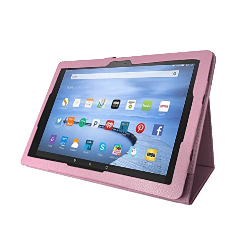 Lobwerk Case für Amazon Fire HD 10 / HD 10 Plus 11. Generation 2021 10.1 Zoll Schutzhülle Tasche mit Standfunktion und Auto Sleep/Wake Funktion in Hellrosa von Lobwerk