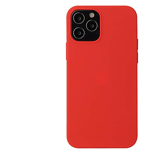 Lobwerk Cover für Apple iPhone 12 Pro Max 6.7 2020 6.7 Zoll Ultra Slim Bumper Schutzhülle aus TPU Extra Dünn Schlank Rot von Lobwerk