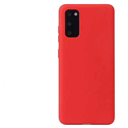 Lobwerk Cover für Samsung Galaxy S20+ Plus SM-G988 6.7 Zoll Zoll Ultra Slim Bumper Schutzhülle aus TPU Extra Dünn Schlank Rot von Lobwerk