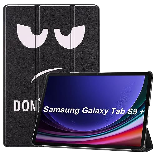 Lobwerk Cover für Samsung Galaxy Tab S9 FE Plus+ X610/X616 2023 12.4 Zoll Zoll Slim Schutzhülle Hardcase aufstellbar und Wake & Sleep Funktion von Lobwerk