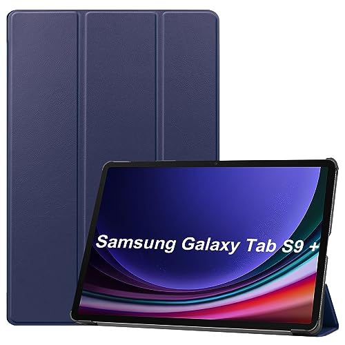 Lobwerk Cover für Samsung Galaxy Tab S9 FE Plus+ X610/X616 2023 12.4 Zoll Zoll Slim Schutzhülle Hardcase aufstellbar und Wake & Sleep Funktion von Lobwerk