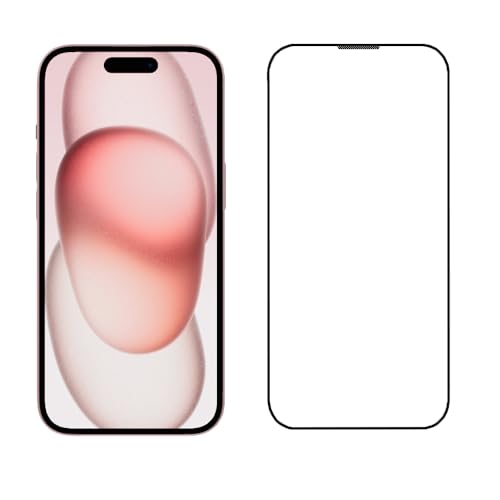 Lobwerk Glasfolie für Apple iPhone 15 Pro 6.1 Zoll Glas Transparent Displayschutz Blasenfrei Hartglas Ultraklar Antistatik Kristallklar Schutzfolie von Lobwerk