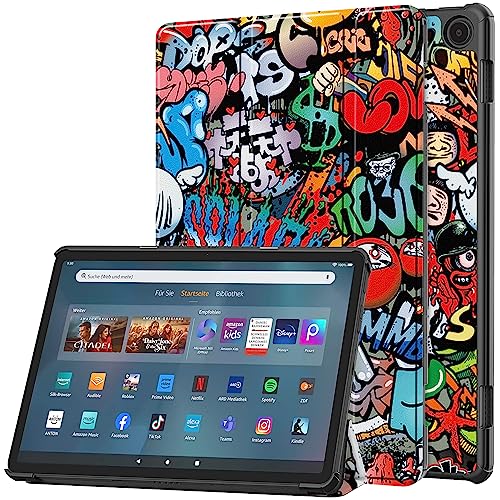 Lobwerk Hülle für Amazon Fire Max 11 2023 11 Zoll 13. Generation Smart Cover Etui mit Standfunktion und Auto Sleep/Wake Funktion von Lobwerk