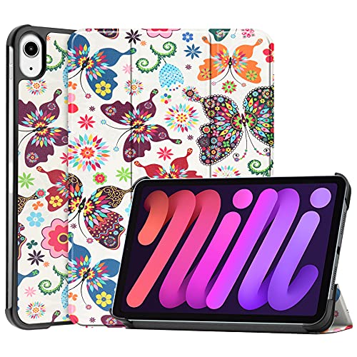 Lobwerk Hülle für Apple iPad Mini 6 2021 6. Generation 8.3 Zoll Smart Cover Etui mit Standfunktion und Auto Sleep/Wake Funktion von Lobwerk