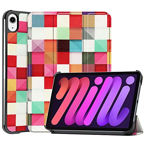 Lobwerk Hülle für Apple iPad Mini 6 2021 6. Generation 8.3 Zoll Smart Cover Etui mit Standfunktion und Auto Sleep/Wake Funktion von Lobwerk