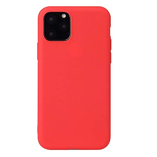 Lobwerk Hülle für Apple iPhone 11 6.1 Zoll Slim Case Cover Outdoor Handyhülle aus TPU Stoßfest Extra Schutz Robust Rot von Lobwerk