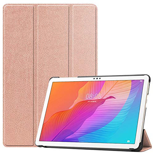 Lobwerk Hülle für Huawei Honor Tablet 6/MatePad T10/T10S 10.1 Zoll Smart Cover Etui mit Standfunktion und Auto Sleep/Wake Funktion Bronze von Lobwerk