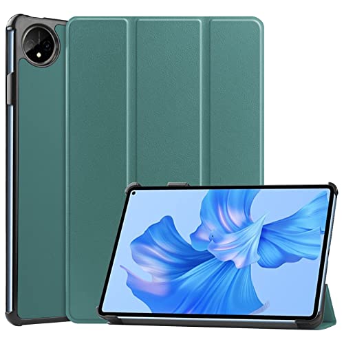 Lobwerk Hülle für Huawei MatePad Pro 11 2022 Smart Cover Etui mit Standfunktion und Auto Sleep/Wake Funktion Dunkelgrün von Lobwerk