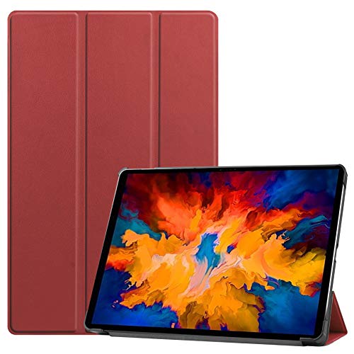 Lobwerk Hülle für Lenovo Tab P11 Pro TB-XJ706F 11.5 Zoll Smart Cover Etui mit Standfunktion und Auto Sleep/Wake Funktion Weinrot von Lobwerk