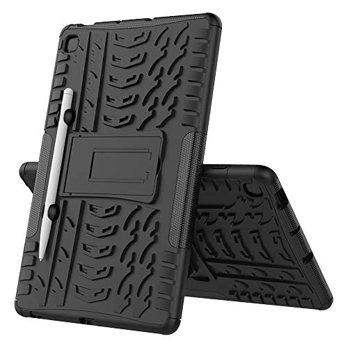 Lobwerk Hülle für Samsung Galaxy Tab S6 Lite SM-P610 SM-P615 10.4 Zoll Smart Cover Etui Case Cover Schwarz von Lobwerk