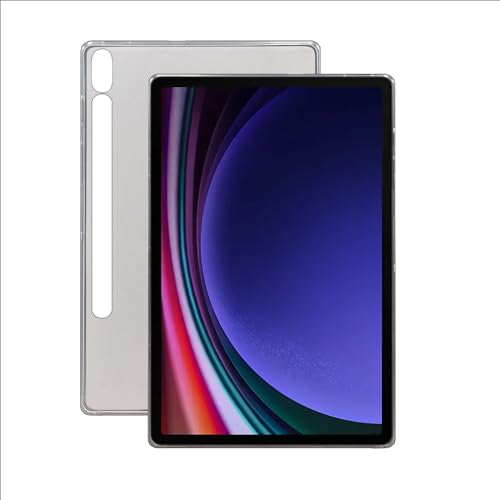 Lobwerk Hülle für Samsung Galaxy Tab S9 FE Plus + X610/X616 2023 12.4 Zoll Silikon Cover Slim Case Tasche Etui Schutzhülle von Lobwerk