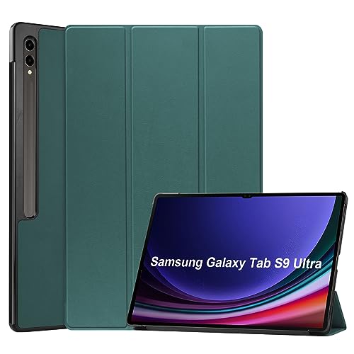 Lobwerk Hülle für Samsung Tab Galaxy S9 Ultra SM-X910 SM-916B 14.6 Zoll Smart Cover Etui mit Standfunktion und Auto Sleep/Wake Funktion von Lobwerk