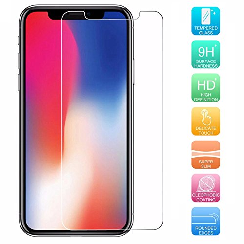 Lobwerk Schutzglas Schutzfolie für Apple iPhone X/iPhone 10/11 Pro 5.8 Zoll 9H Handy Displayschutz Glasfolie von Lobwerk