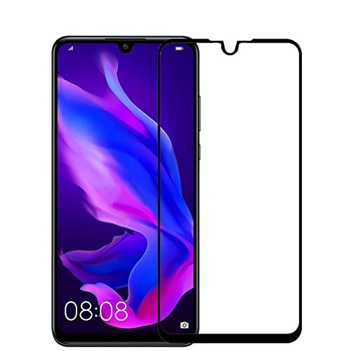 Lobwerk Schutzglas für Huawei P30 mit 6.1 Zoll HD Displayschutzfolie 9H Screen Protector Glasfolie Anti-Fingerprint Blasenfrei Schwarz von Lobwerk