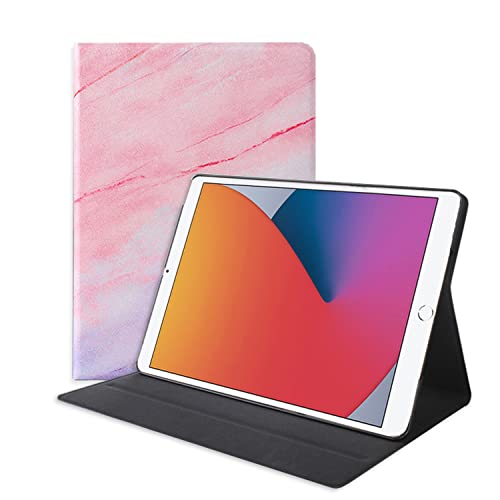 Lobwerk Schutzhülle für Apple iPad 10.2 2019/2020/2021 10.2 Zoll Slim Case Etui mit Standfunktion und Auto Sleep/Wake Funktion Rosa von Lobwerk