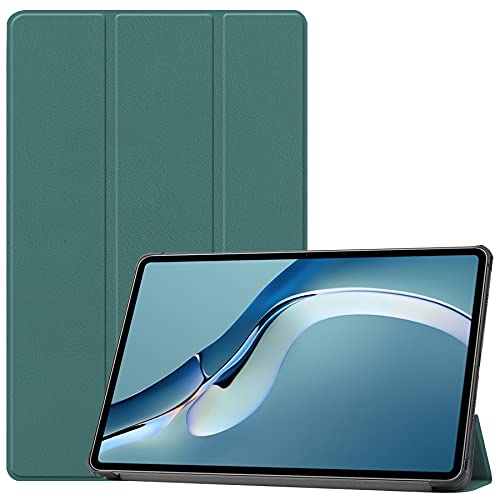 Lobwerk Schutzhülle für Huawei MatePad Pro 2021 12.6 Slim Case Etui mit Standfunktion und Auto Sleep/Wake Funktion Grün von Lobwerk