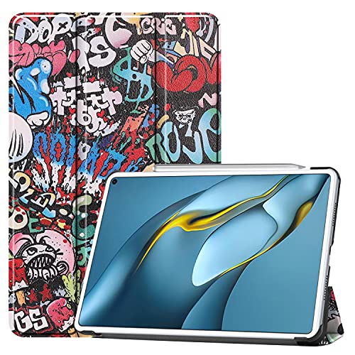 Lobwerk Schutzhülle für Huawei MatePad Pro MRR-W29 2021 10.8 Zoll Slim Case Etui mit Standfunktion und Auto Sleep/Wake Funktion von Lobwerk