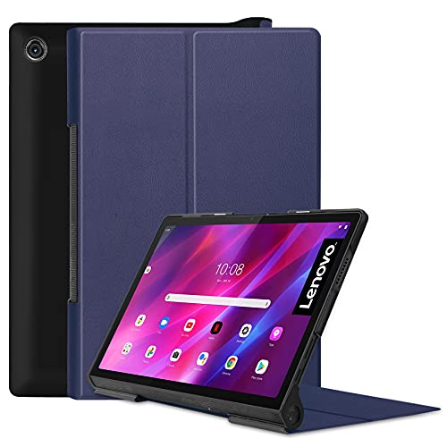 Lobwerk Schutzhülle für Lenovo Yoga Tab 11 YT-J706F 2021 11 Zoll Slim Case Etui mit Standfunktion und Auto Sleep/Wake Funktion Blau von Lobwerk