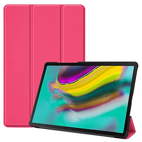 Lobwerk Schutzhülle für Samsung Galaxy Tab S5e SM-T720 T725 10.5 Zoll Slim Case Etui mit Standfunktion und Auto Sleep/Wake Funktion Pink von Lobwerk
