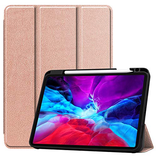 Lobwerk Schutzhülle mit Stifthalter für Apple iPad Pro 12.9 Zoll 2020 Case Schutz Hülle Stand Bronze von Lobwerk