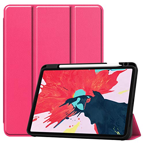 Lobwerk Smart Cover für Apple iPad Pro 11 Zoll 2020 Case Schutz Hülle Stand Etui Tasche Hotpink von Lobwerk