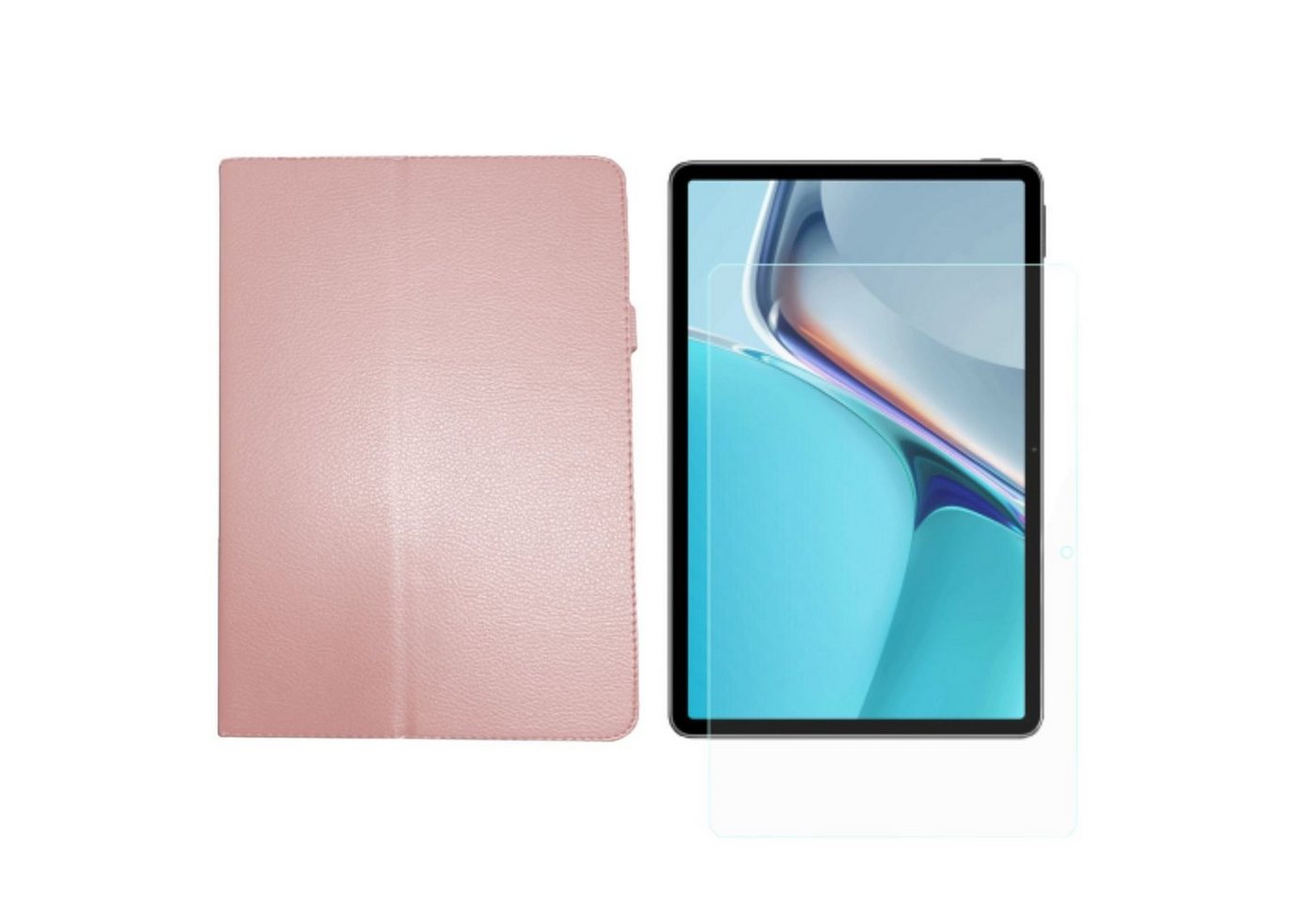 Lobwerk Tablet-Hülle 2in1 Set (Hülle + Glas) für Huawei MatePad 11 2021 11 Zoll, Wake & Sleep Funktion, Sturzdämpfung, Aufstellfunktion von Lobwerk