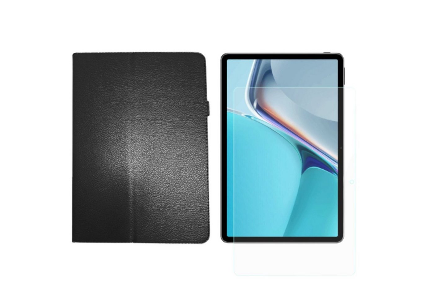 Lobwerk Tablet-Hülle 2in1 Set (Hülle + Glas) für Huawei MatePad 11 2021 11 Zoll, Wake & Sleep Funktion, Sturzdämpfung, Aufstellfunktion von Lobwerk