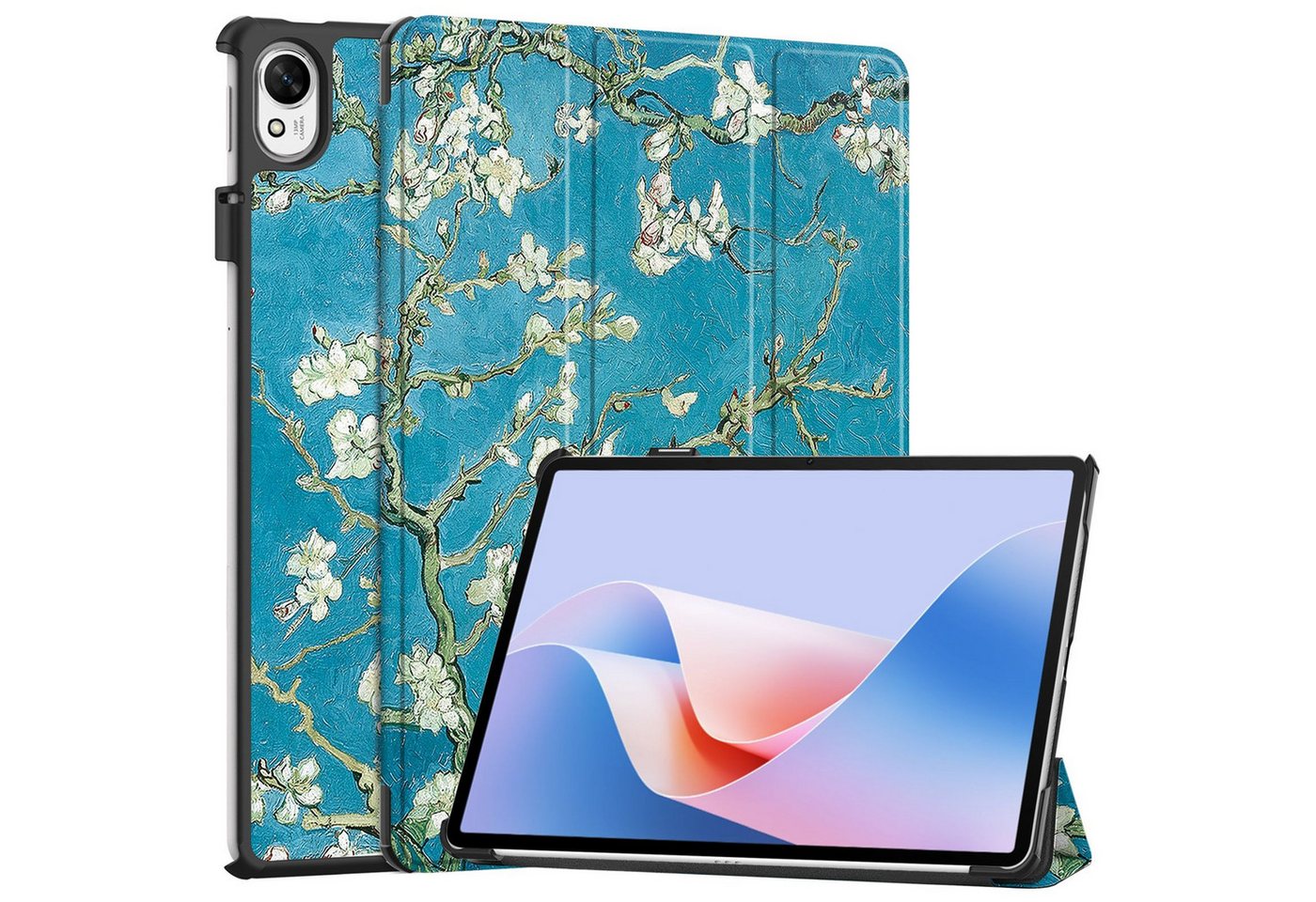 Lobwerk Tablet-Hülle 2in1 Set (Hülle + Glas) für Huawei MatePad 11.5S / Air 11.5, Wake & Sleep Funktion, Sturzdämpfung, Aufstellfunktion von Lobwerk