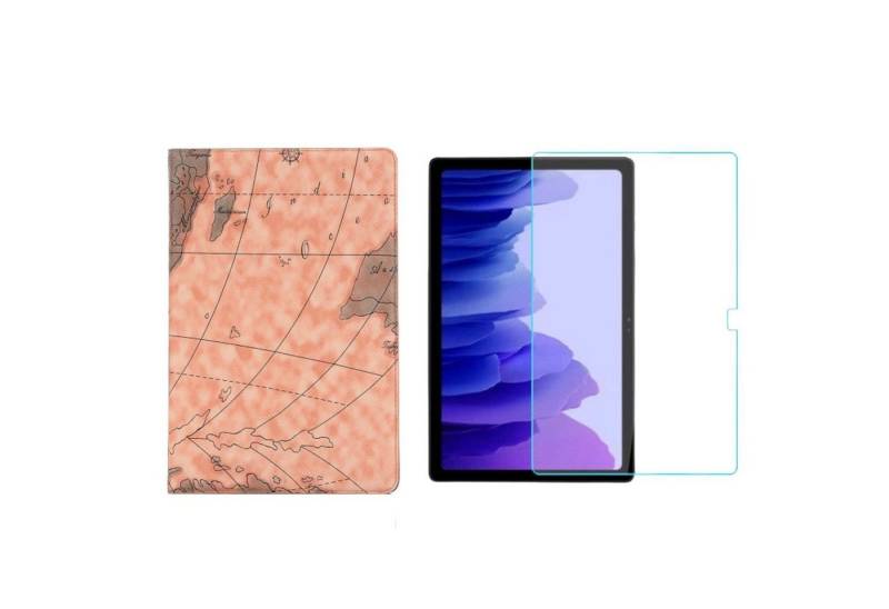 Lobwerk Tablet-Hülle 2in1 Set (Hülle + Glas) für Samsung Galaxy Tab A7 SM-T500 T505 10.4 von Lobwerk