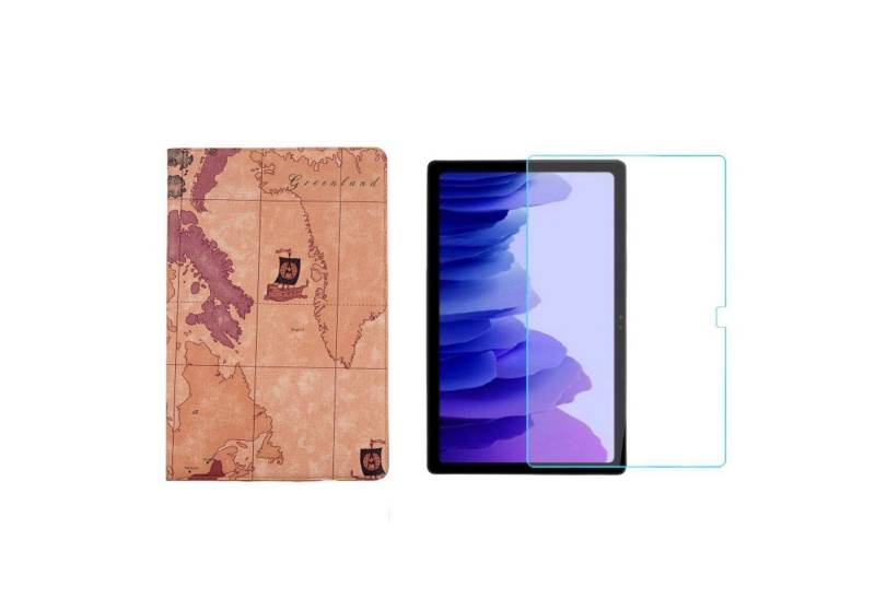 Lobwerk Tablet-Hülle 2in1 Set (Hülle + Glas) für Samsung Galaxy Tab A7 SM-T500 T505 10.4 von Lobwerk