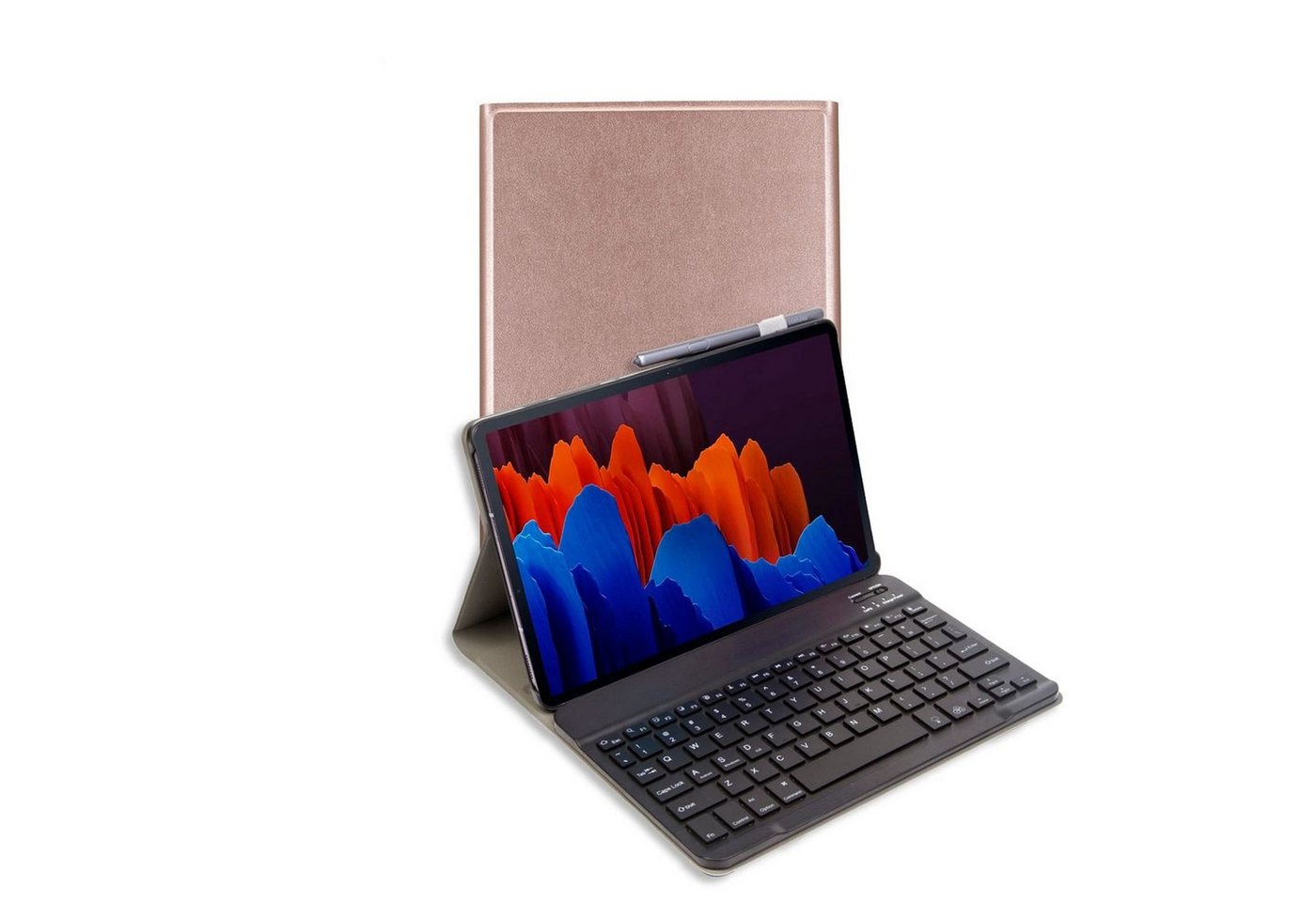 Lobwerk Tablet-Hülle 3in1 Hülle + Tastatur + Maus für Samsung Galaxy Tab S7/S8 T870/X700 11, Aufstellfunktion, Sturzdämpfung Lobwerk Tablet-Hülle 3in1 Hülle + Tastatur + Maus für Samsung Galaxy Tab S7/S8 T870/X700 11, Aufstellfunktion, Sturzdämpfung von Lobwerk