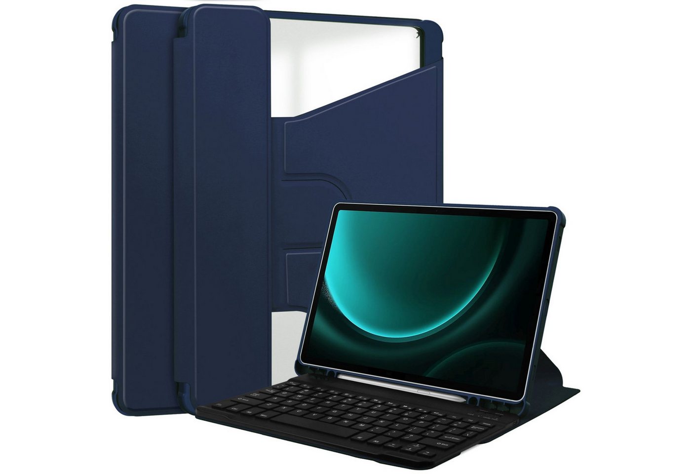Lobwerk Tablet-Hülle 3in1 Hülle für Samsung Galaxy Tab S9+ Plus FE X610/X616 2023 12.4 Zoll, Aufstellfunktion, Sturzdämpfung Lobwerk Tablet-Hülle 3in1 Hülle für Samsung Galaxy Tab S9+ Plus FE X610/X616 2023 12.4 Zoll, Aufstellfunktion, Sturzdämpfung von Lobwerk