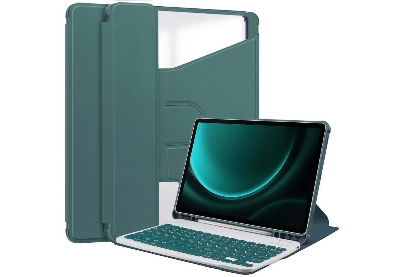 Lobwerk Tablet-Hülle 3in1 Hülle für Samsung Galaxy Tab S9+ Plus FE X610/X616 2023 12.4 Zoll, Aufstellfunktion, Sturzdämpfung Lobwerk Tablet-Hülle 3in1 Hülle für Samsung Galaxy Tab S9+ Plus FE X610/X616 2023 12.4 Zoll, Aufstellfunktion, Sturzdämpfung von Lobwerk