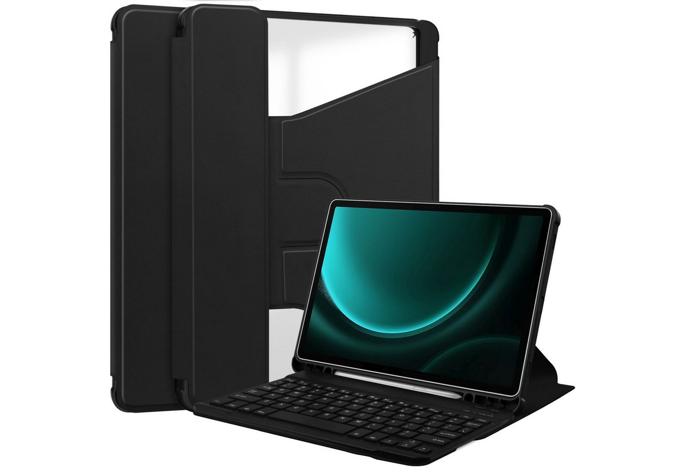 Lobwerk Tablet-Hülle 3in1 Hülle für Samsung Galaxy Tab S9+ Plus FE X610/X616 2023 12.4 Zoll, Aufstellfunktion, Sturzdämpfung Lobwerk Tablet-Hülle 3in1 Hülle für Samsung Galaxy Tab S9+ Plus FE X610/X616 2023 12.4 Zoll, Aufstellfunktion, Sturzdämpfung von Lobwerk