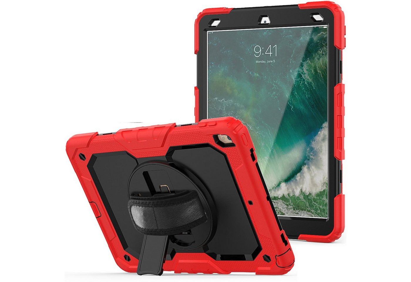 Lobwerk Tablet-Hülle 4in1 Hülle für Apple iPad 10.2 2019/2020/2021 10.2, Sturzdämpfung, Aufstellfunktion, Outdoor Lobwerk Tablet-Hülle 4in1 Hülle für Apple iPad 10.2 2019/2020/2021 10.2, Sturzdämpfung, Aufstellfunktion, Outdoor von Lobwerk