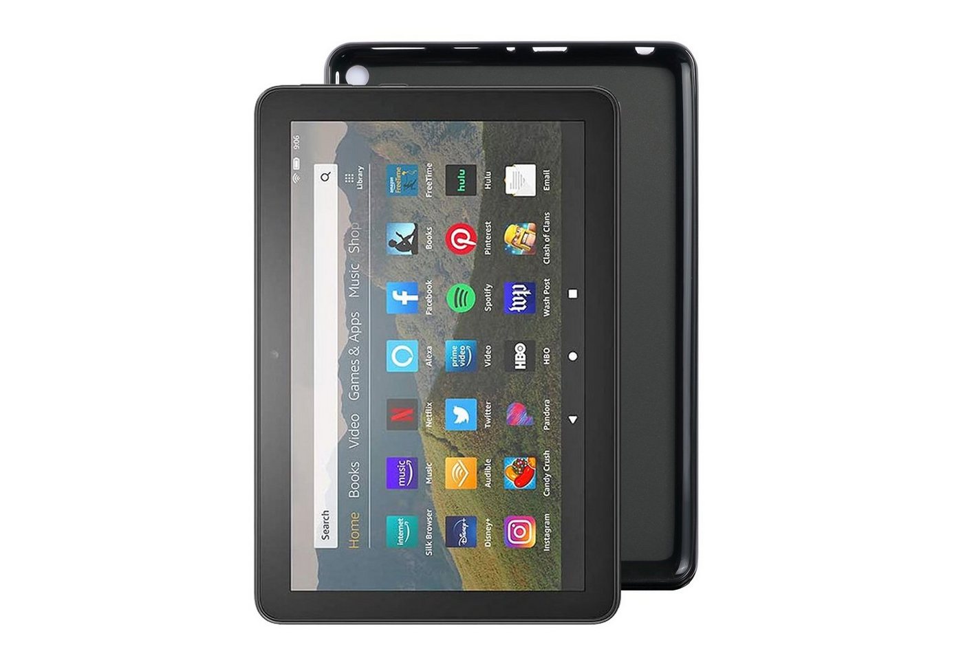 Lobwerk Tablet-Hülle Schutzhülle für Amazon HD8 2020 HD8 Plus 2020 8 Zoll, Sturzdämpfung, Flexibel, Waschbar von Lobwerk