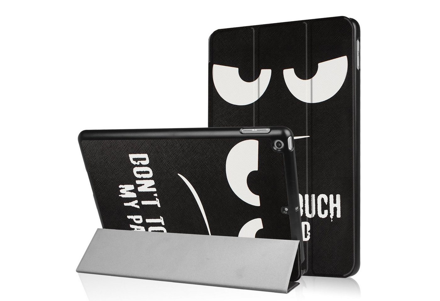 Lobwerk Tablet-Hülle Schutzhülle für Apple iPad 2017 2018 9,7 (Don´t my Pad), Wake & Sleep Funktion, Sturzdämpfung, Aufstellfunktion von Lobwerk
