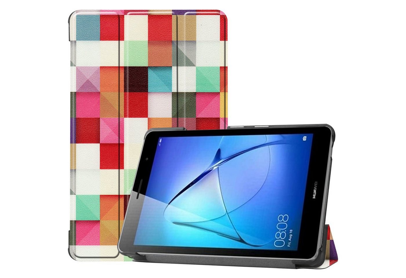 Lobwerk Tablet-Hülle Schutzhülle für Huawei MatePad T8 8.0 Zoll, Wake & Sleep Funktion, Sturzdämpfung, Aufstellfunktion von Lobwerk
