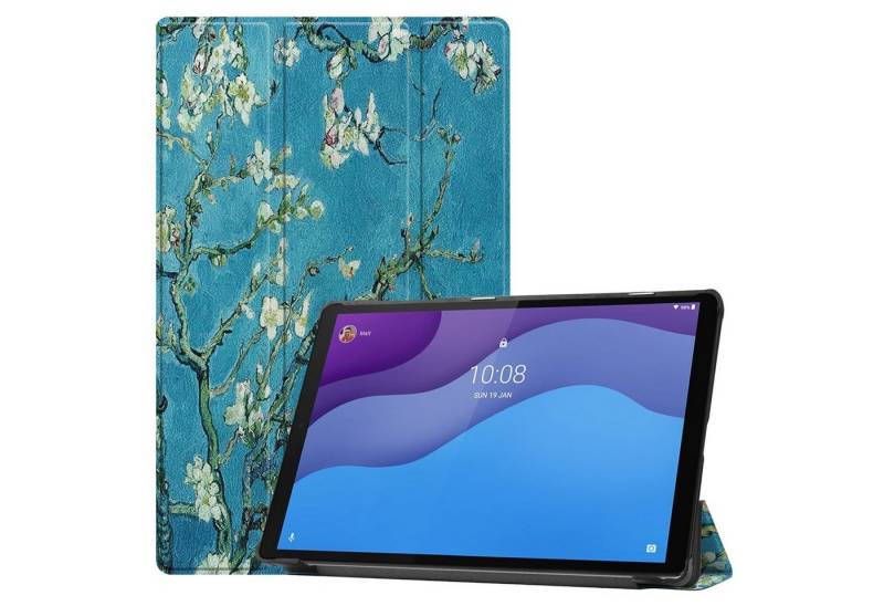 Lobwerk Tablet-Hülle Schutzhülle für Lenovo Tab M10 2nd 2020 TB-X306F TB-X306X 10.1 Zoll, Wake & Sleep Funktion, Sturzdämpfung, Aufstellfunktion von Lobwerk