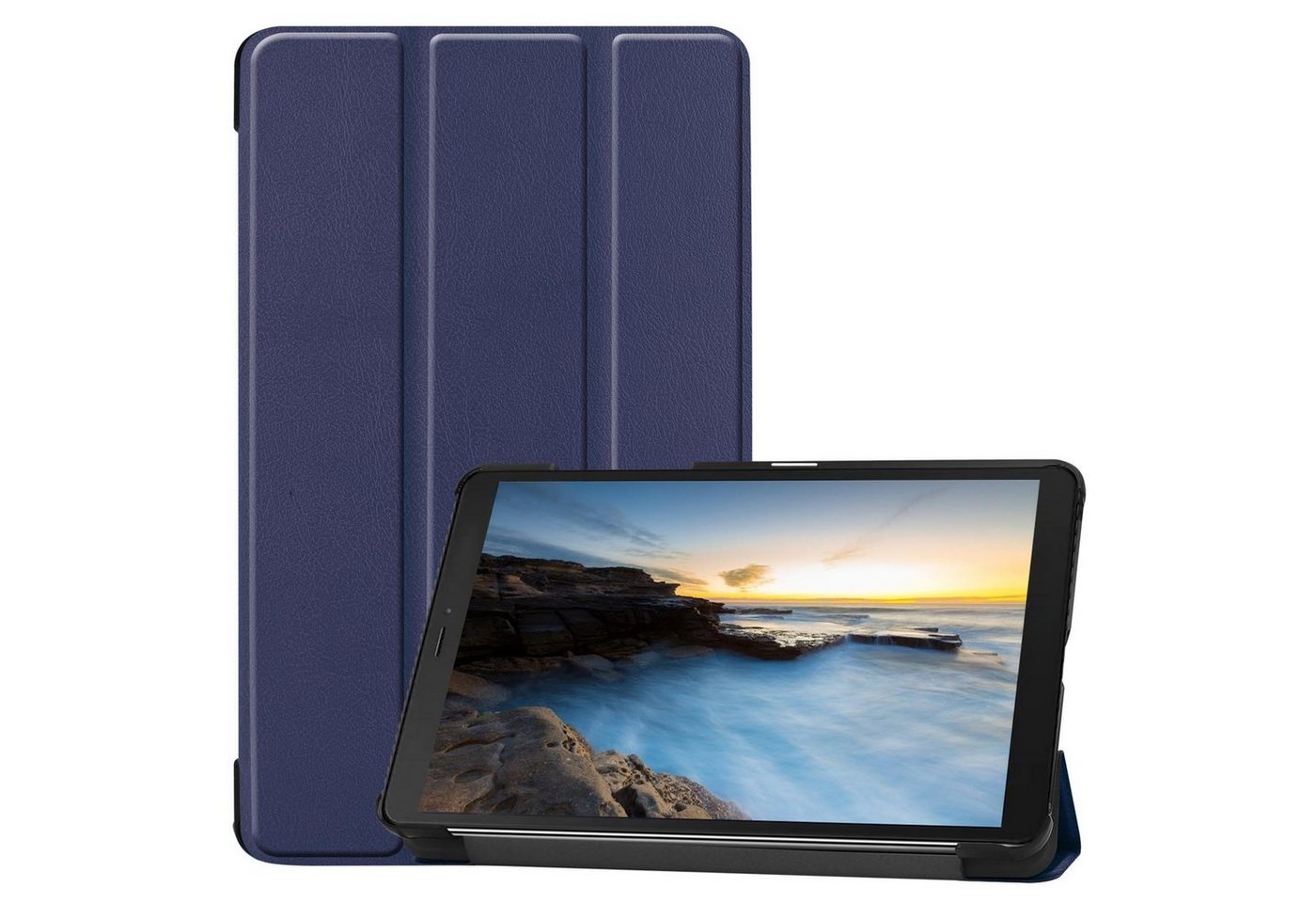 Lobwerk Tablet-Hülle Schutzhülle für Samsung Galaxy Tab A 8 SM-T290 SM-T295 8.0 Zoll, Wake & Sleep Funktion, Sturzdämpfung, Aufstellfunktion von Lobwerk