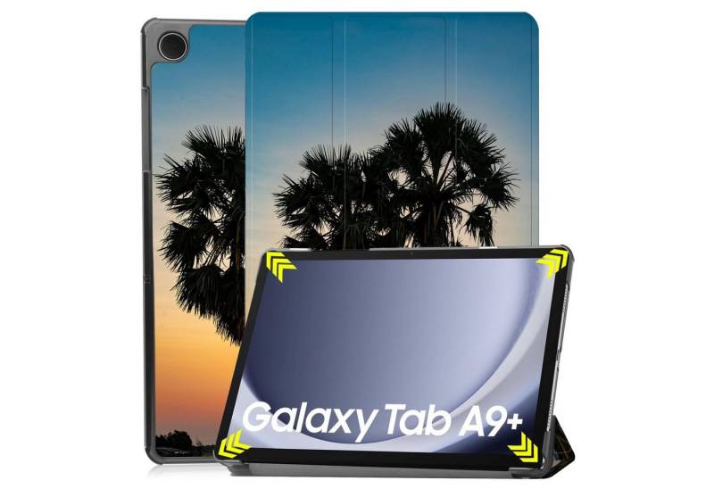 Lobwerk Tablet-Hülle Schutzhülle für Samsung Tab A9+ Plus 2023 SM-X210/X216/X218 11 Zoll, Wake & Sleep Funktion, Sturzdämpfung, Aufstellfunktion von Lobwerk