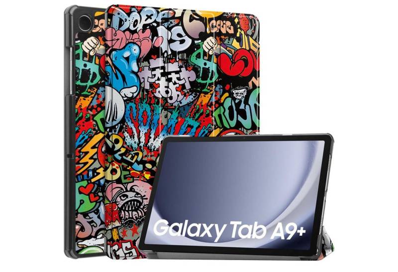 Lobwerk Tablet-Hülle Schutzhülle für Samsung Tab A9+ Plus 2023 SM-X210/X216/X218 11 Zoll, Wake & Sleep Funktion, Sturzdämpfung, Aufstellfunktion von Lobwerk