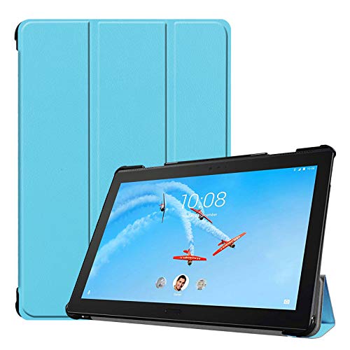 Lobwerk Tablet Hülle für Lenovo Tab P10 TB-X705F 10.1 Zoll Slim Case Etui mit Standfunktion und Auto Sleep/Wake Funktion Hellblau von Lobwerk
