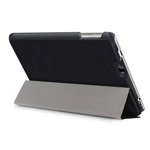 Schutzhülle für Dragon Touch S8 8.0 Zoll Smart Slim Case Book Cover Stand Flip (Schwarz) von Lobwerk