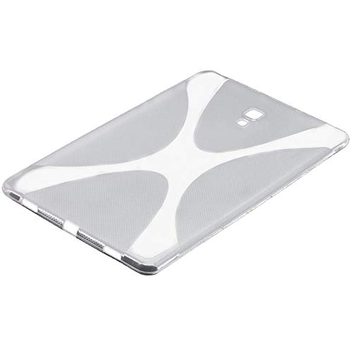 Schutzhülle für Samsung Galaxy Tab A SM-T590 T595 10.5 Zoll Silikon Hülle Slim Case Ultra Dünn Weiß von Lobwerk