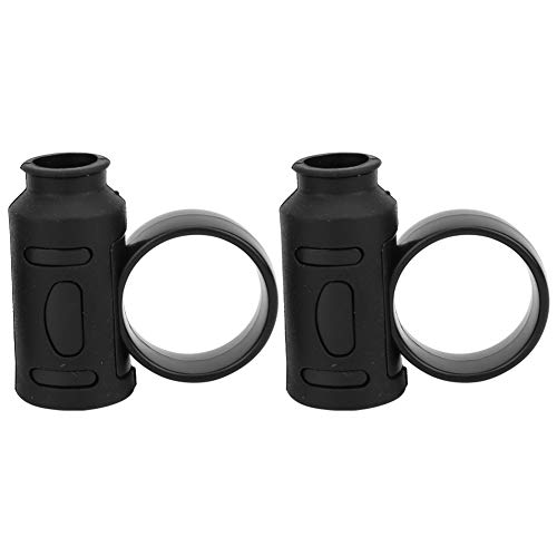LOCADENCE Drum Stick Control Clip Fingerringe, Anti Slip Drum Stick Finger Controller, Drummer Rotierende Hilfswerkzeug für Anfängerpraxis (Schwarz) von Locadence